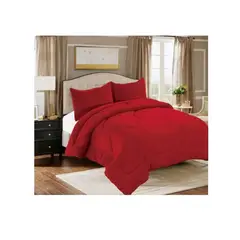 ANNGEBUT - Cobertor Sherpa King Color Burdeo