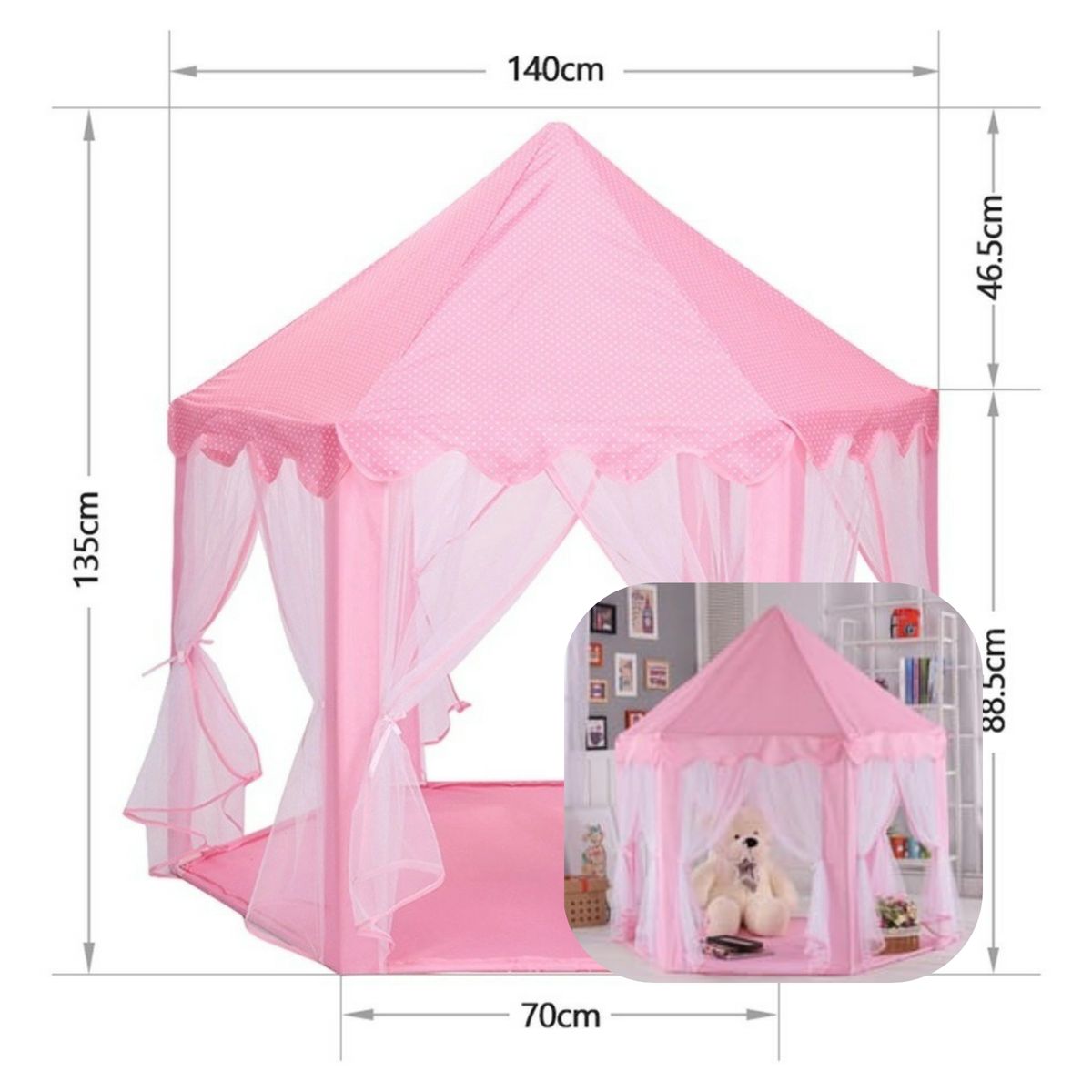 ACTUAL - Carpa Infantil Castillo Princesa