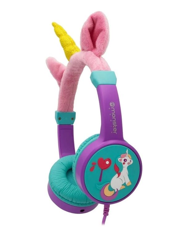 Audifonos para Nina Morados Unicornio Ck01M