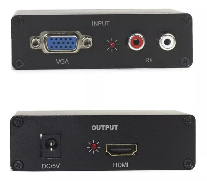 DBLUE Conversor VGA A HDMI con Audio HD 60HZ Full HD 1080P HGA06