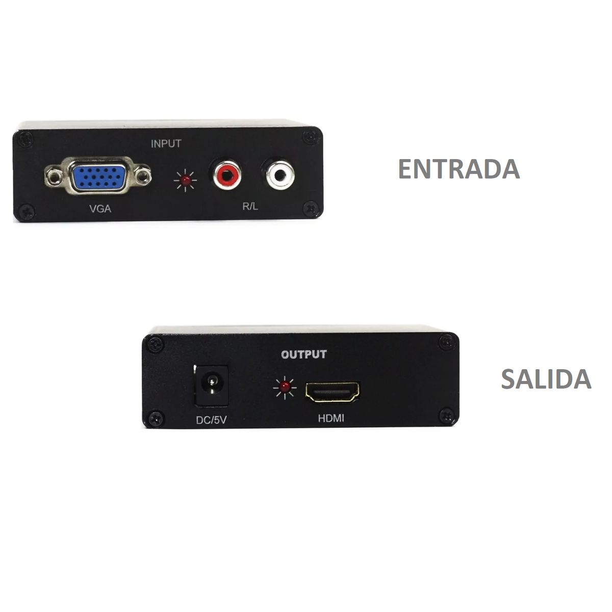 DBLUE - Conversor VGA A HDMI con Audio HD 60HZ Full HD 1080P HGA06