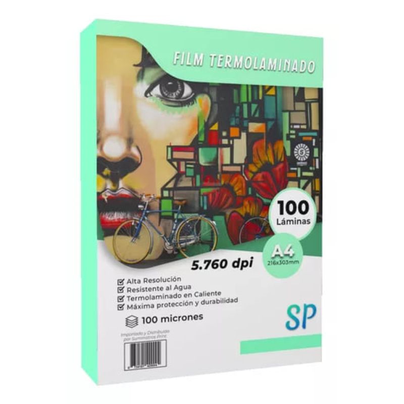 GENERICO - Pack 100 Laminas Termolaminadora Tamaño A4