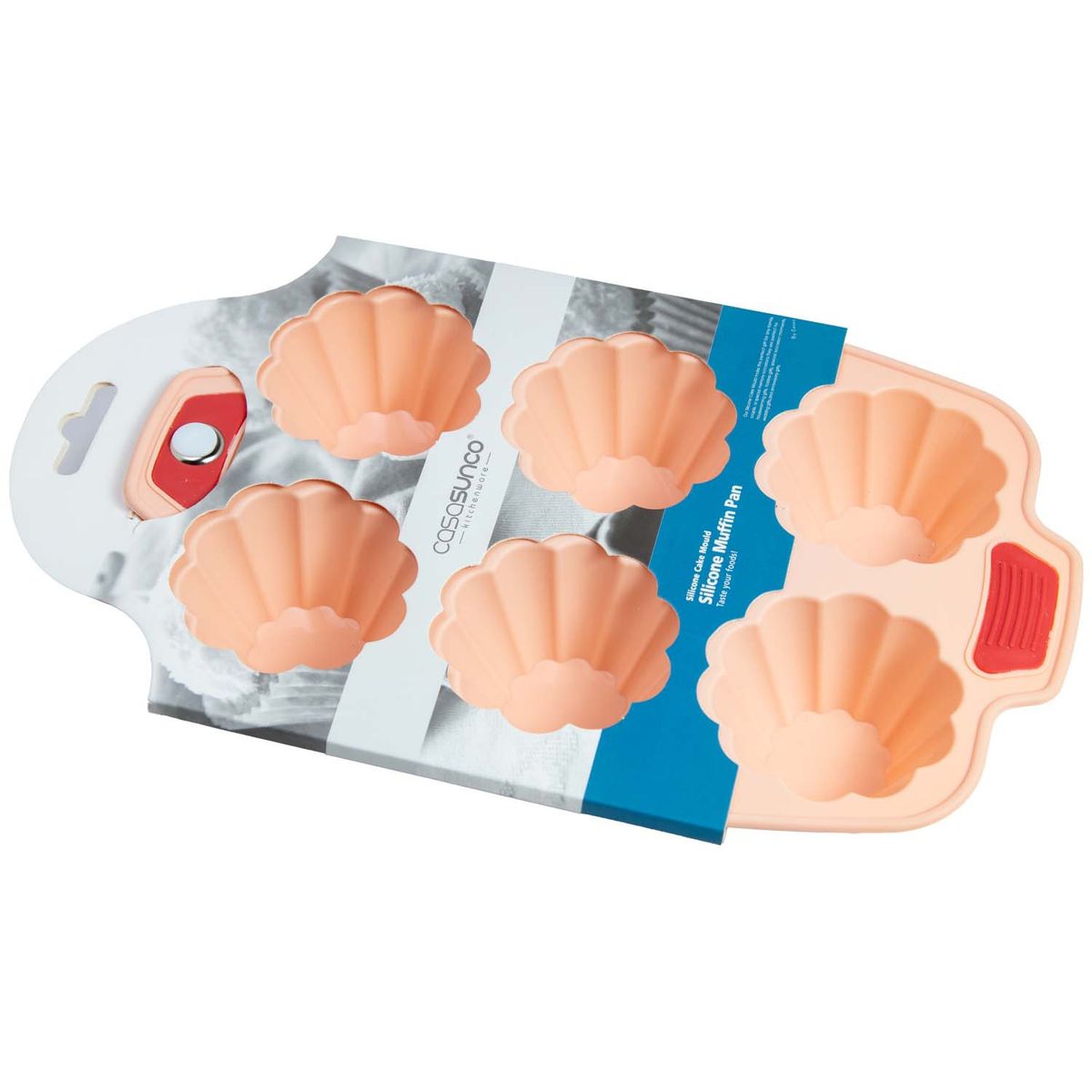 CASASUNCO - MOLDE MUFFIN SILICONA 6 FIGURAS