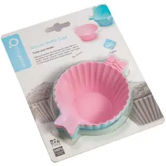 CASASUNCO - MOLDE SILICONA PARA MUFFINS SET 4 PZAS
