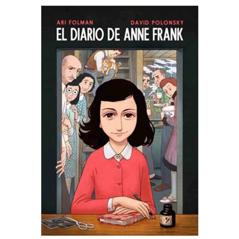 TOP10BOOKS - Libro DIARIO ANNE FRANK - NOVELA GRAFICA