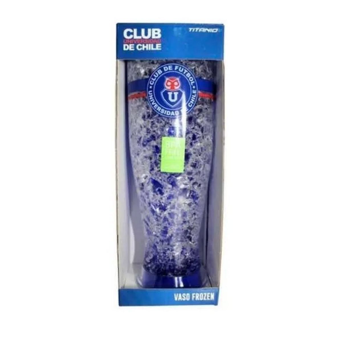 U DE CHILE - Vaso Cervecero con Gel para Enfriar U de Chile 500ml U DE CHILE