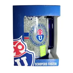 U DE CHILE - Vaso Cervecero Shopero Gel para Enfriar 600ml