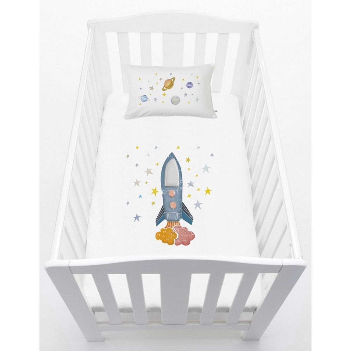 TUYO PRINT - Cubreplumón Pack and Play Espacial - Tuyo Print