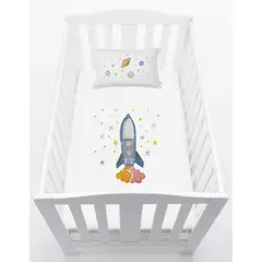 TUYO PRINT - Cubreplumón Pack and Play Espacial -