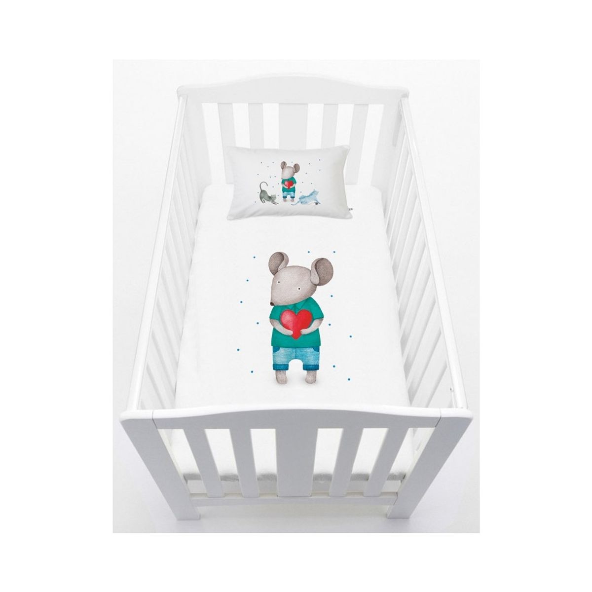 TUYO PRINT - Cubreplumón Pack and Play Ratoncito