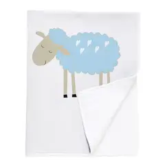 TUYO PRINT - Manta Polar Ovejita Celeste