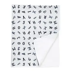 TUYO PRINT - Manta Polar Letras azul