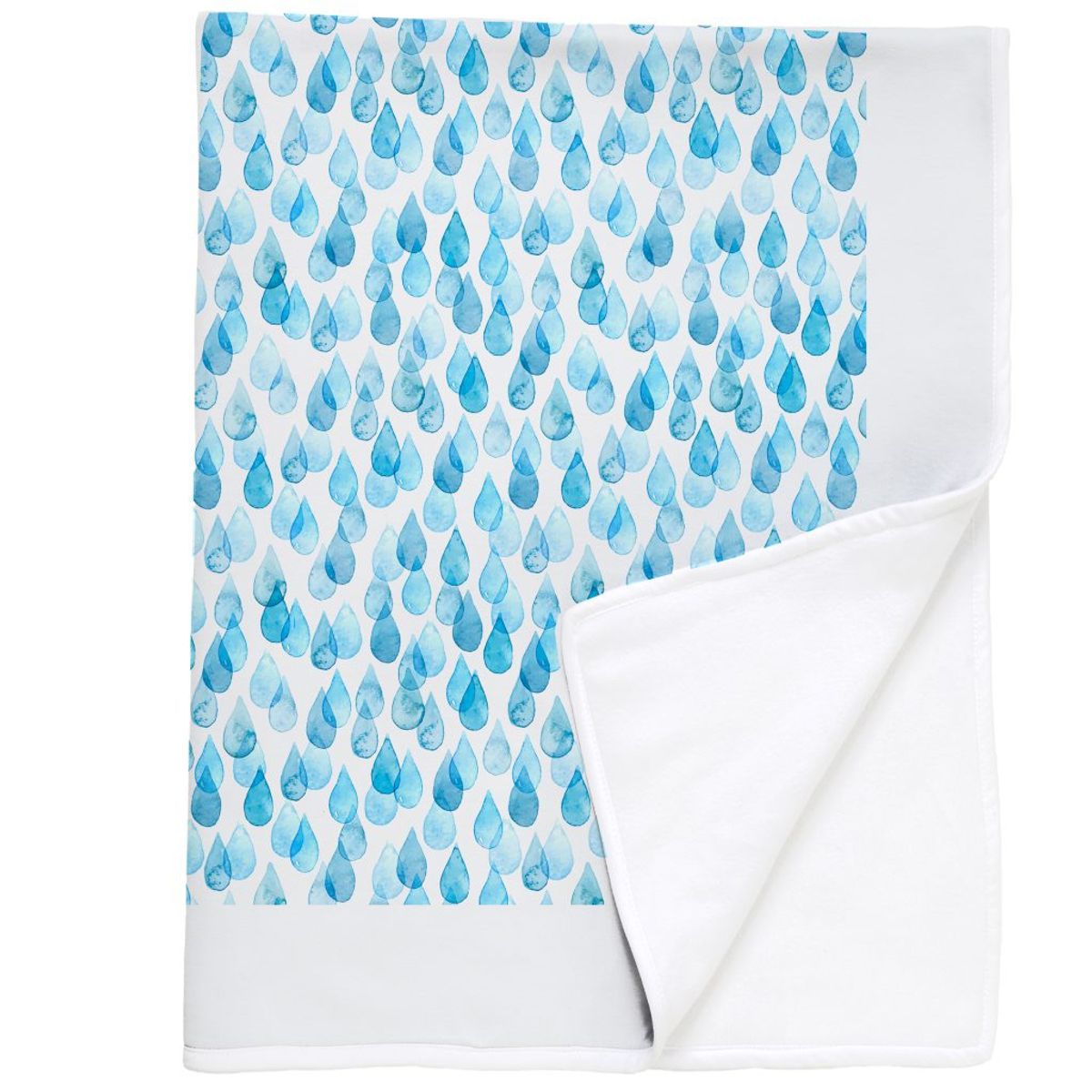 TUYO PRINT - Manta Polar Tuyo Print Gotas de Agua