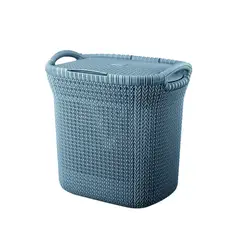 REYPLAST - Moderno Cesto Canasto Para Ropa Khipu 40 Litros Con Tapa