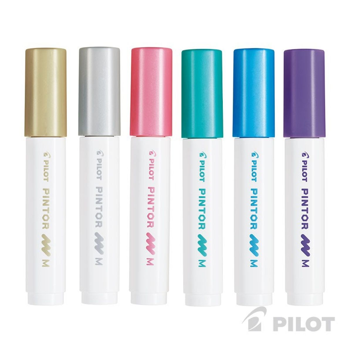 PILOT - PINTOR SET COLORES METALIZADOS PUNTA MEDIA