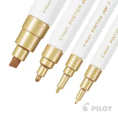 PILOT - PINTOR SET 4 PUNTAS DORADO
