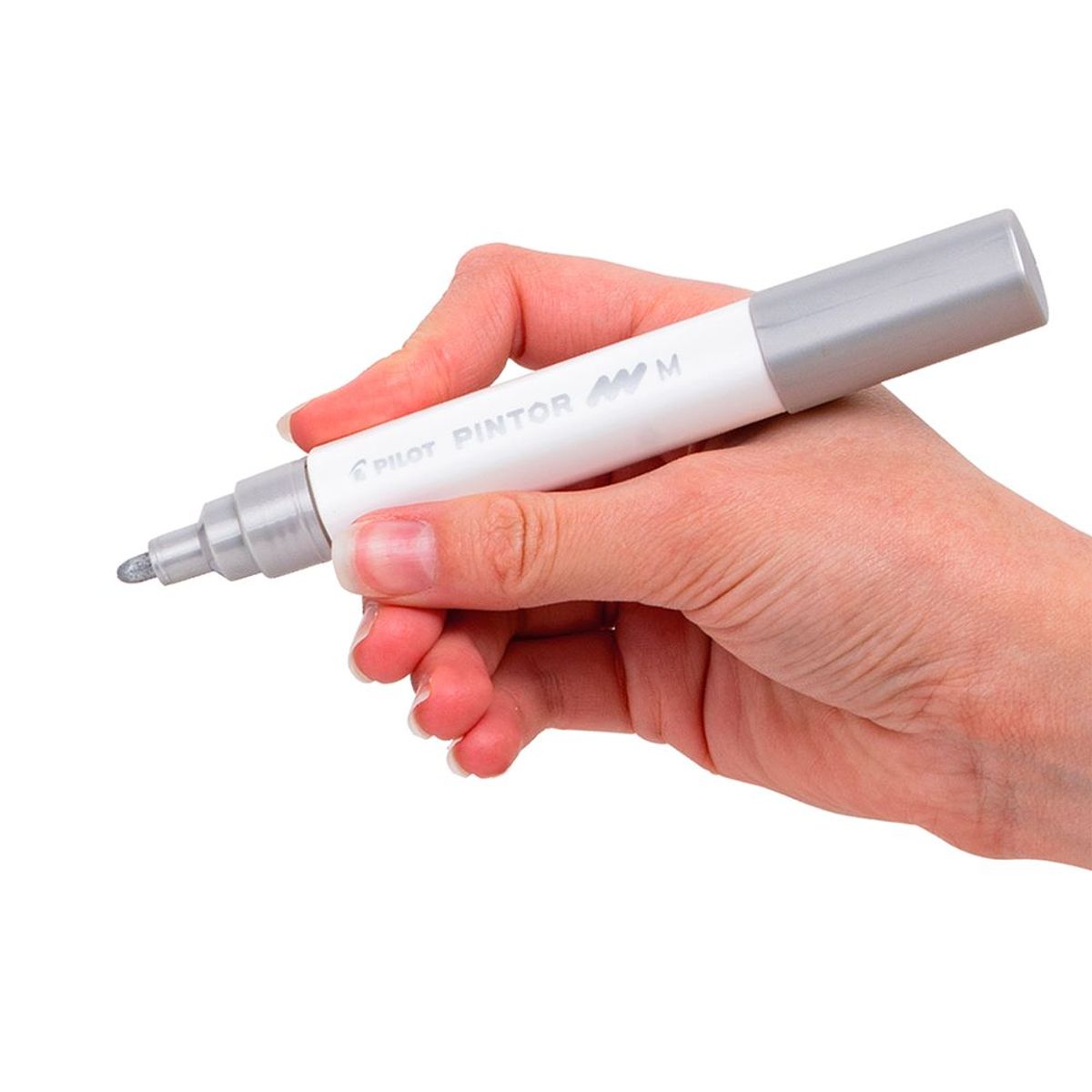 PILOT - PINTOR SET 4 PUNTAS PLATEADO
