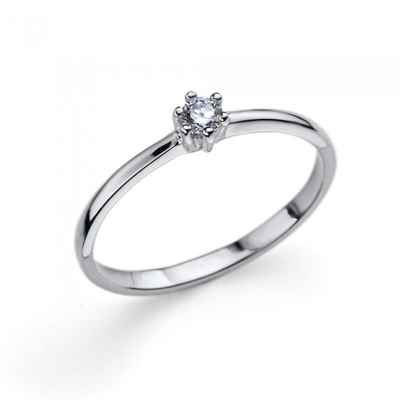 OLIVER WEBER - Anillo Brilliance XS CZ WHI XL
