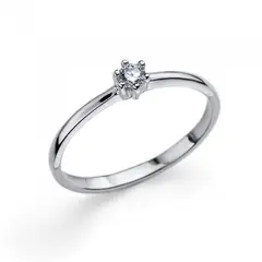 OLIVER WEBER - Anillo Brilliance XS CZ WHI XL
