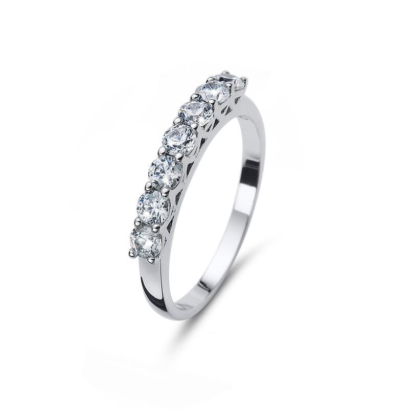 OLIVER WEBER - Anillo Step 925AG RH CZ WHI XS