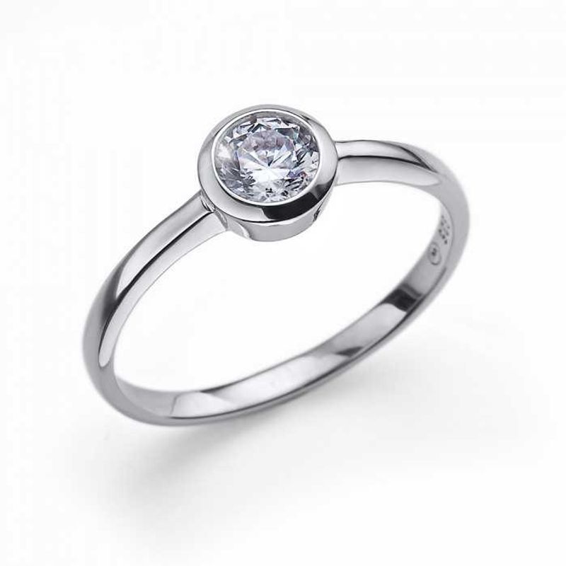 OLIVER WEBER - Anillo Solitär M CZ WHI XL
