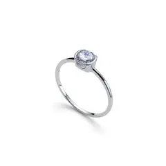 OLIVER WEBER - Anillo Tiny 925AG RH CZ WHI L