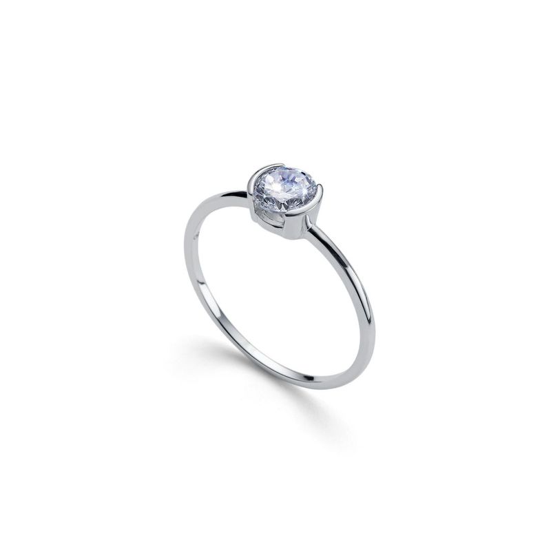 OLIVER WEBER - Anillo Tiny 925AG RH CZ WHI XL