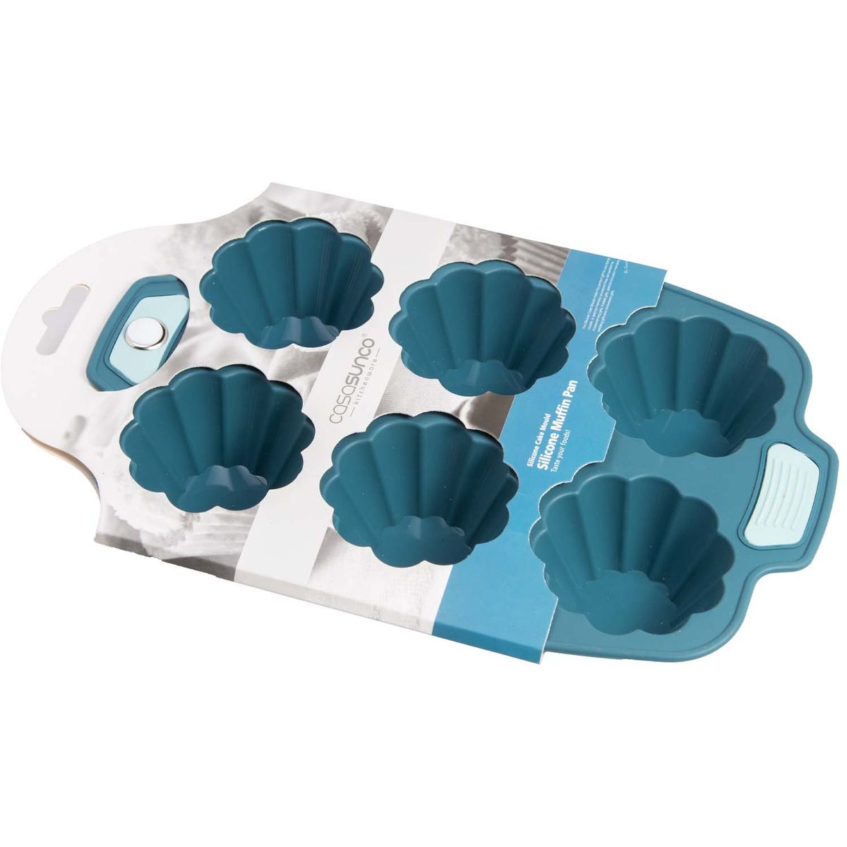 CASASUNCO - MOLDE MUFFIN SILICONA 6 FIGURAS