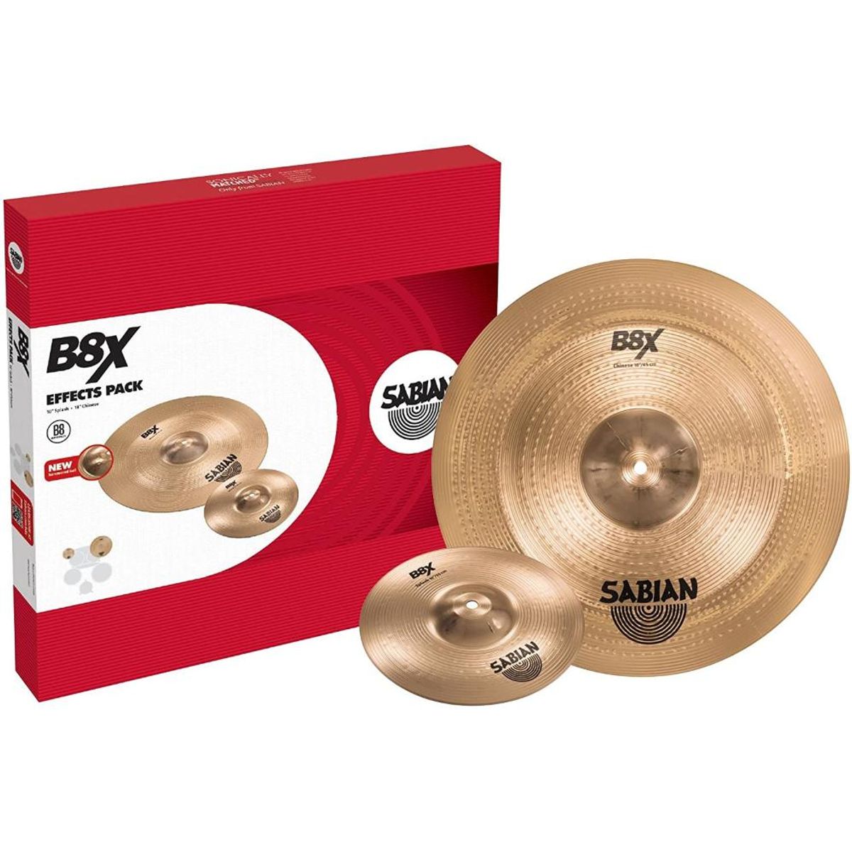SABIAN - Pack Platillos Bateria Sabian B8X Effects Pack (45005X).