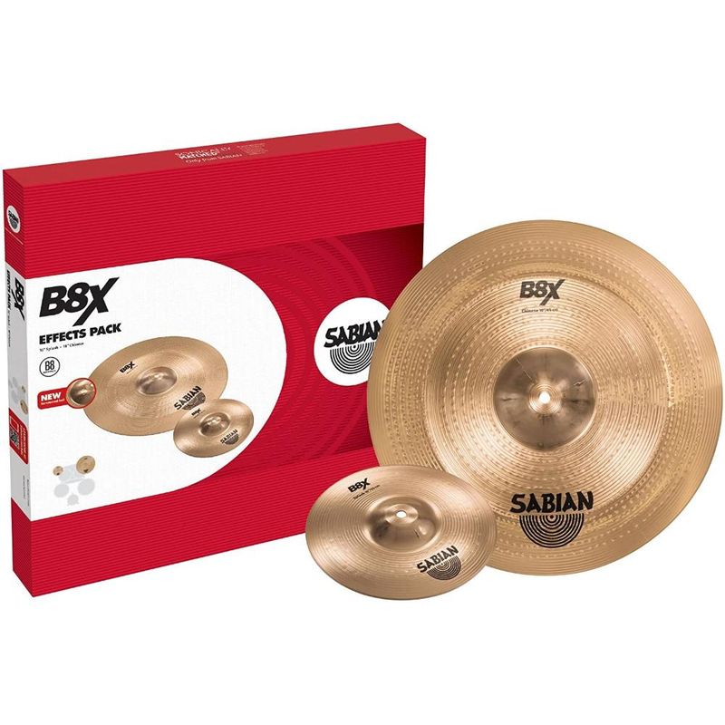 SABIAN - Pack Platillos Bateria Sabian B8X Effects Pack (45005X).