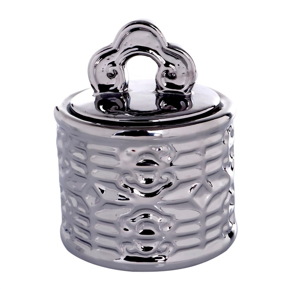 MALLORCA - Joyero Decorativo Corona Silver con Tapa