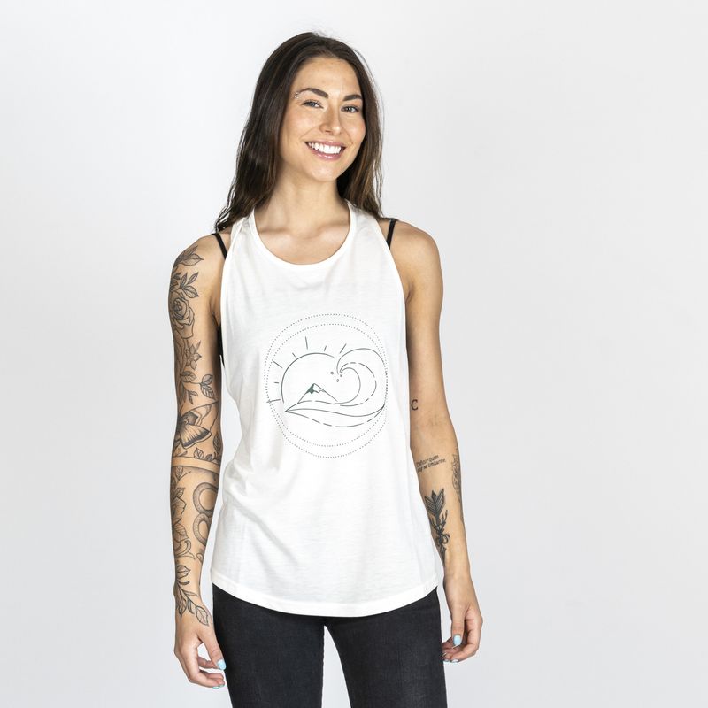 BURTON - Polera S/M Mujer Baltra Blanco BURTON