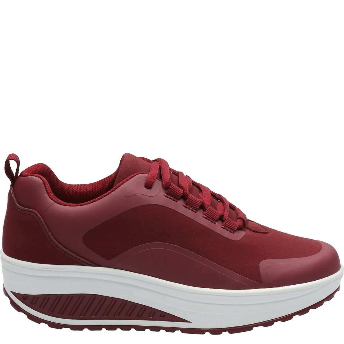 AZALEIA - Zapatilla Mujer Claude 2 Burdeo AZALEIA