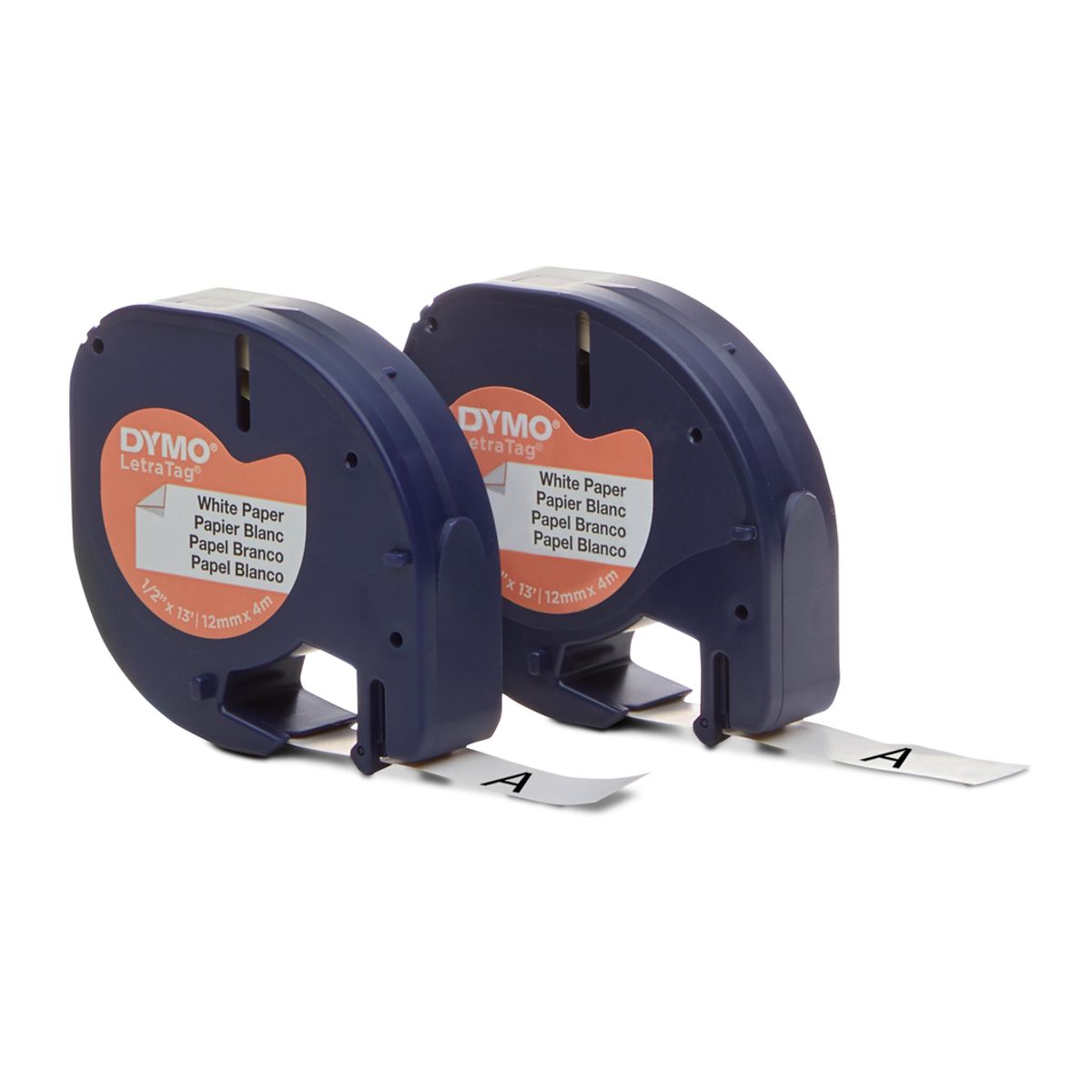 DYMO - Etiqueta Papel Dymo 12mmx4m Blister X2