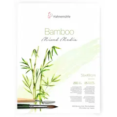 HAHNEMUHLE - Block Técnica Mixta Bamboo 265gr 36x48cm 25Hojas