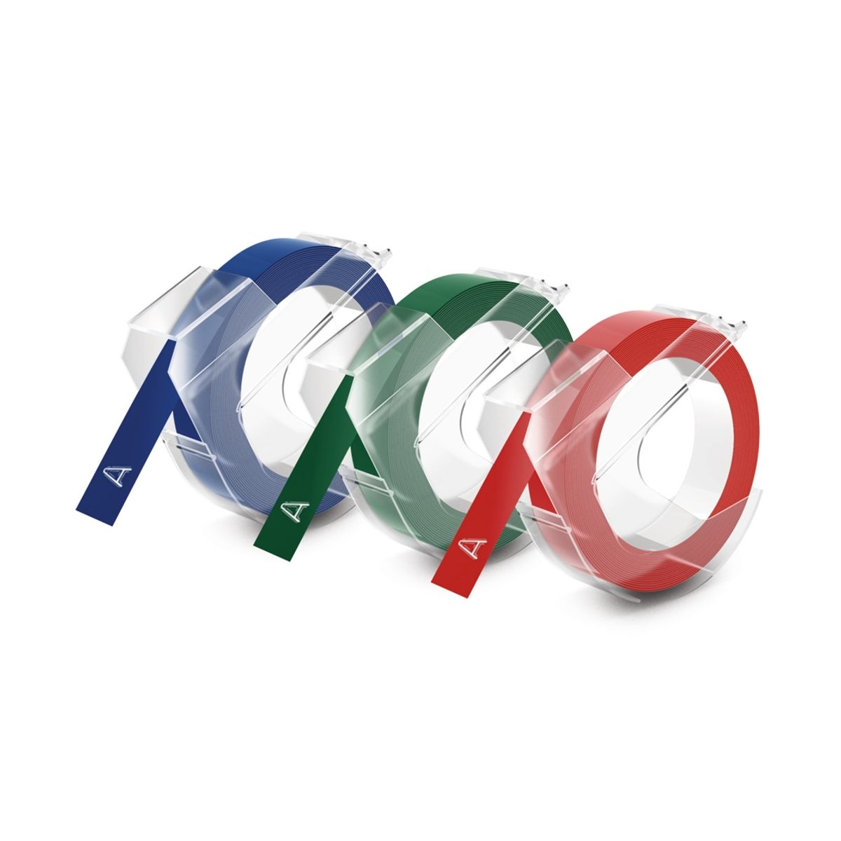 DYMO - Cinta Pvc Dymo Colores Surtidos 9mmx3m Blisterx3