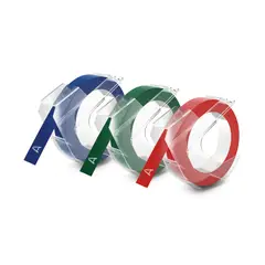 DYMO - Cinta Pvc Colores Surtidos 9mmx3m Blisterx3