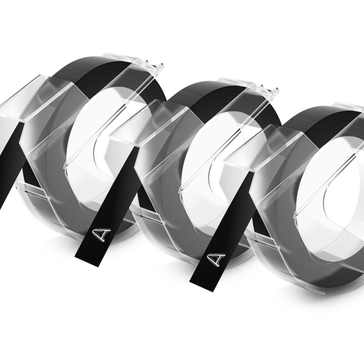 DYMO - Cinta Pvc Negra Dymo Blister x3 9mmx3m