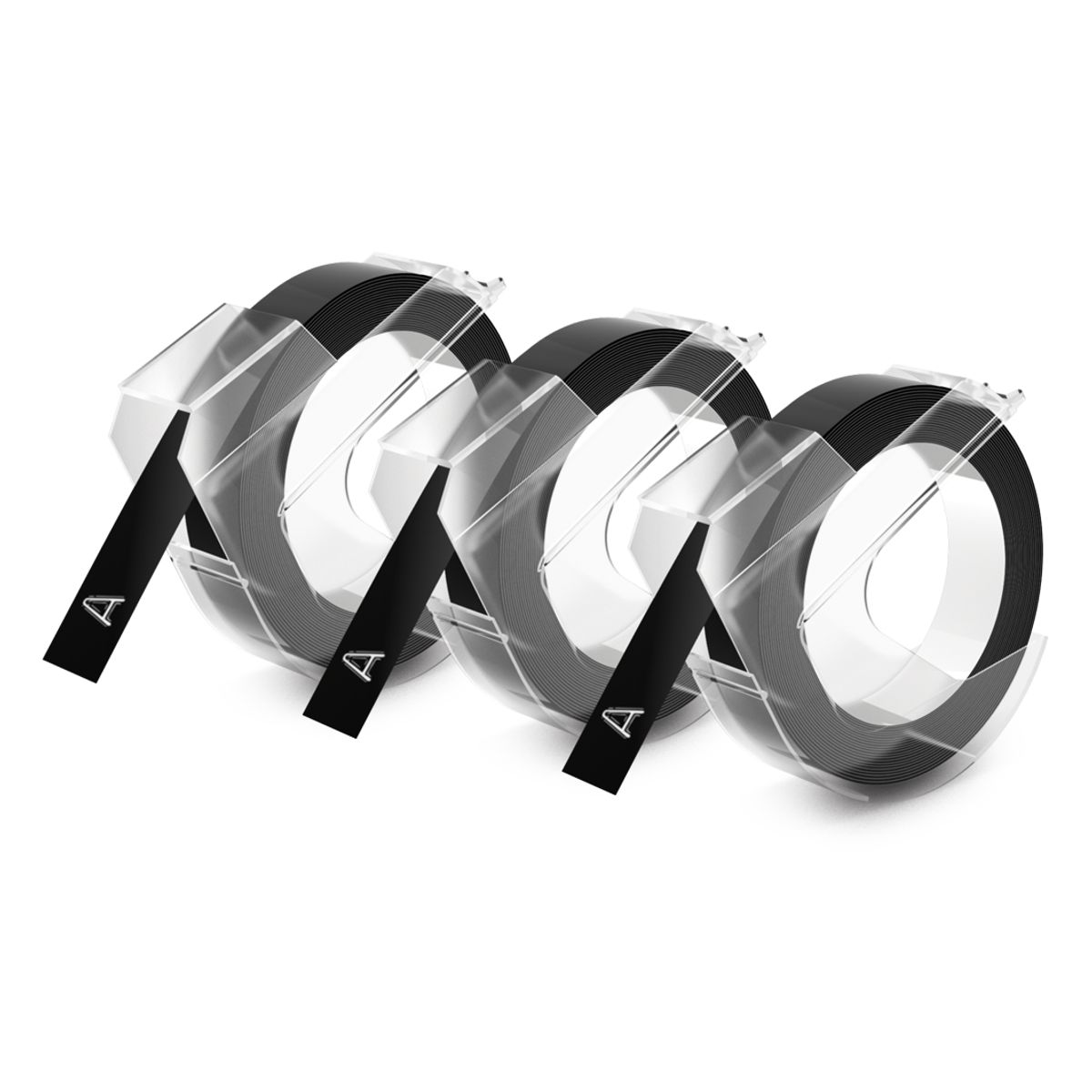 DYMO - Cinta Pvc Negra Dymo Blister x3 9mmx3m