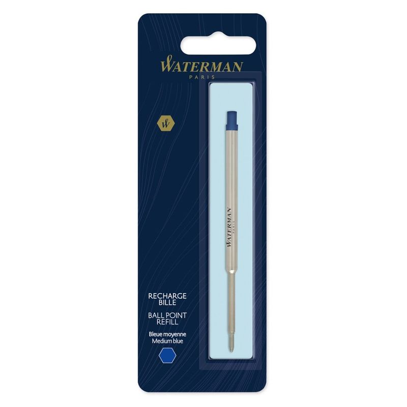 WATERMAN - Repuesto Boligrafo Waterman Punta Media Azul