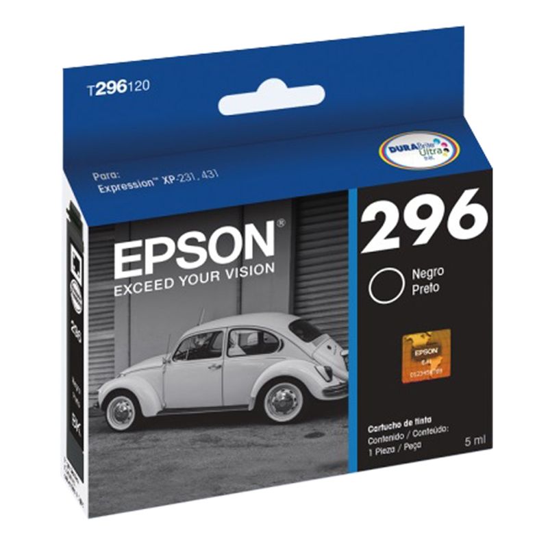 EPSON - Cartucho De Tinta Epson 296 Negro Original - Negro