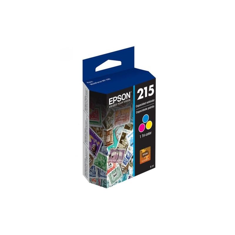 EPSON - Tinta Epson Tricolor T215520 WF-100 Cian Magenta Amarillo