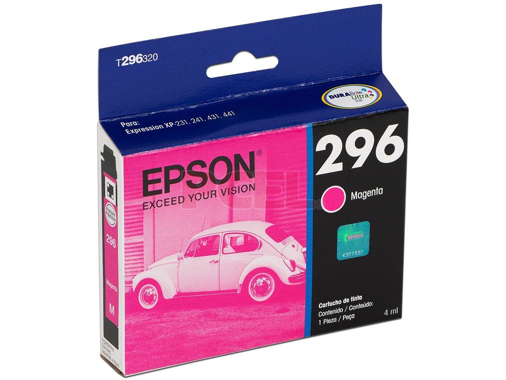 Cartucho de Tinta Epson 296 Magenta Original EPSON