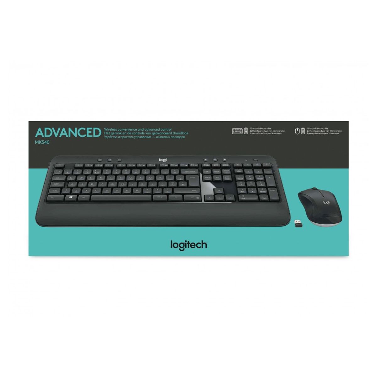 LOGITECH - Teclado + Mouse Inalámbrico Logitech MK540 Advanced USB LOGITECH