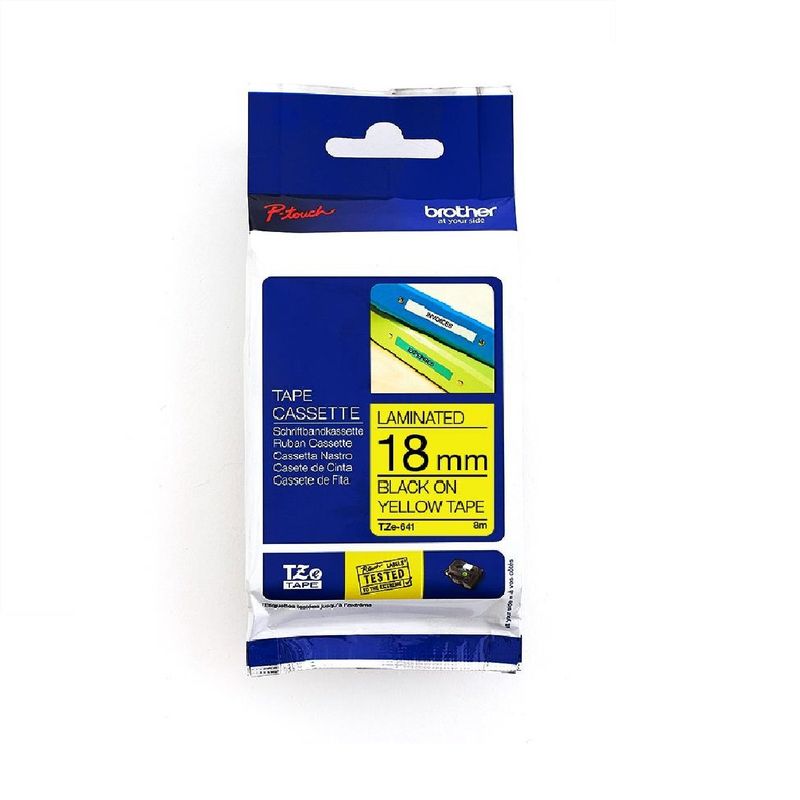 BROTHER - Cinta rotuladora TZE-641 Brother - Negro