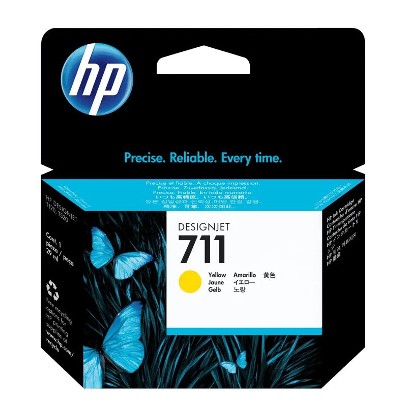 HP - Cartucho de Tinta HP 711 Yellow - Amarillo
