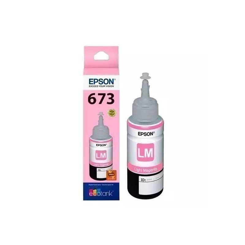EPSON - Tinta Botella Epson T673 Ecotank 70ml Magenta Claro - Magenta