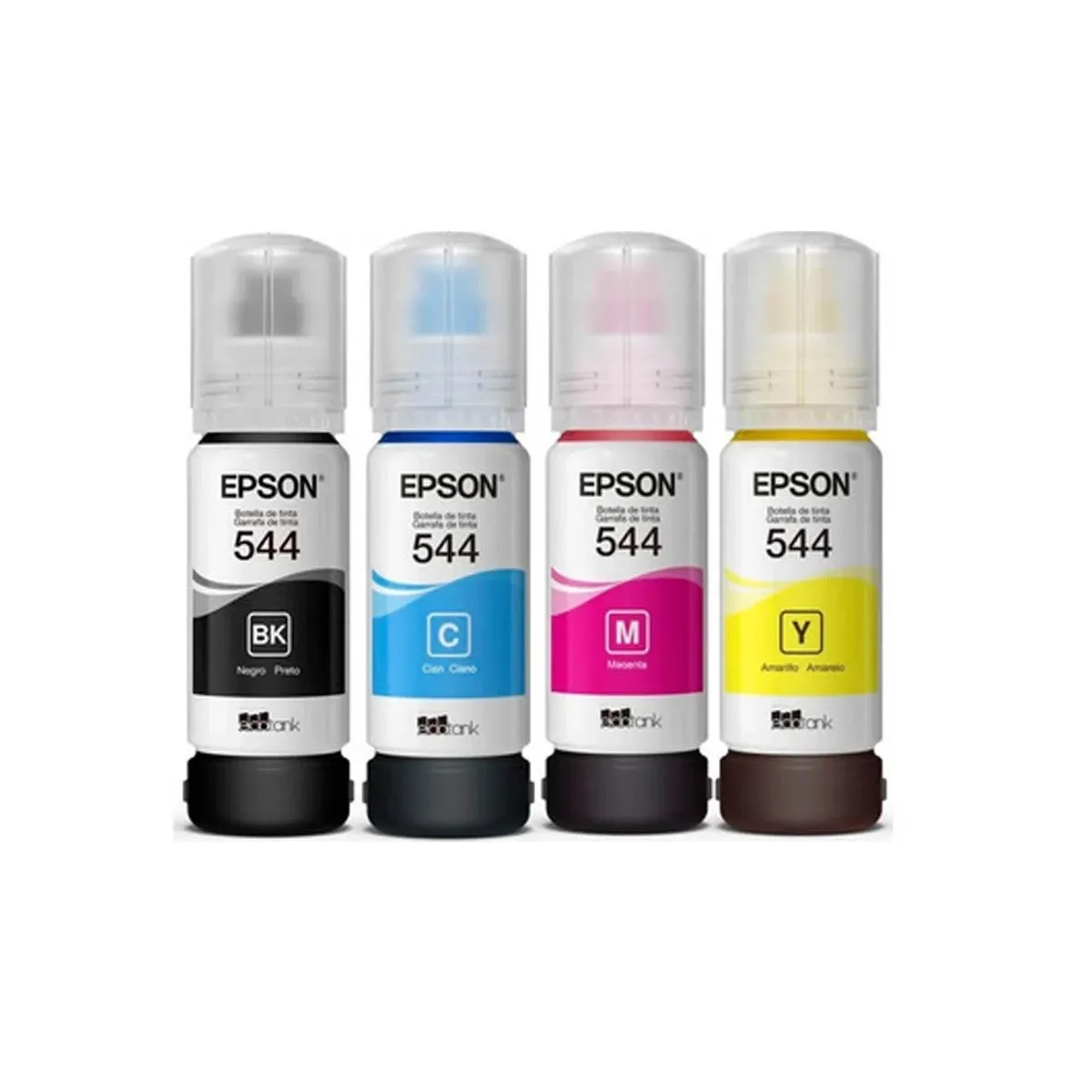 EPSON - Tinta Epson 544 Pack 4 Colores Negro Cian Magenta Amarillo EPSON