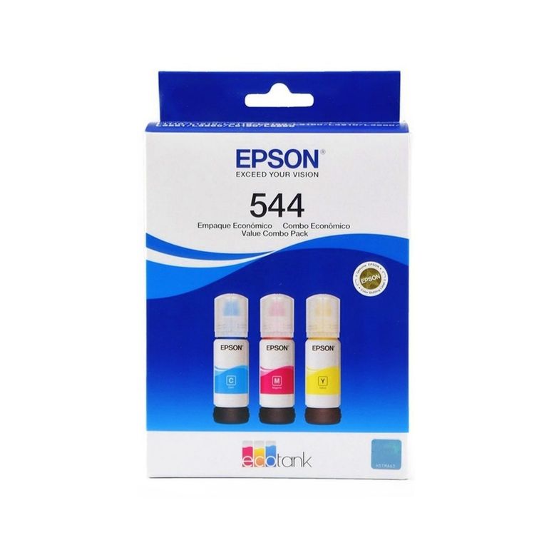 Tinta Epson 544 Pack 3 Colores Cian Magenta Amarillo EPSON EPSON