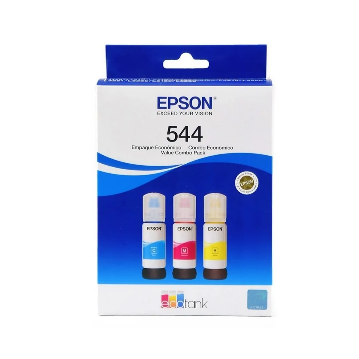 EPSON - Tinta Epson 544 Pack 3 Colores Cian Magenta Amarillo EPSON EPSON
